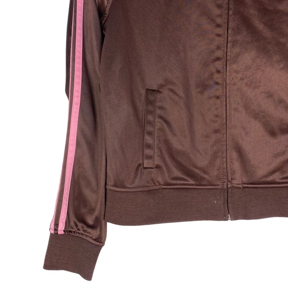 Youth Disney Size Large Track Jacket Brown Chip & Dale Kids Unisex Brown vintage - Picture 8 of 10